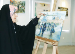 برگزاری نمایشگاه نقاشی «آوای زندگی» در خمینی‌شهر