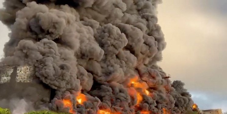 حمله پهپادی به مخازن سوختی در شبه جزیره کریمه