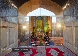 جزءخوانی قرآن کریم در مسجد جامع اصفهان