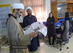 بازدید حسین میرزایی از روزنامه اصفهان زیبا