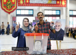 مرحله دوم انتخابات ریاست جمهوری در در شعبه گلستان شهدا