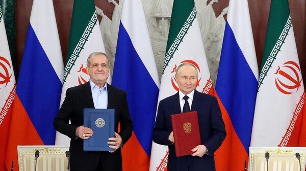 پوتین معاهده راهبردی با ایران را امضا کرد
