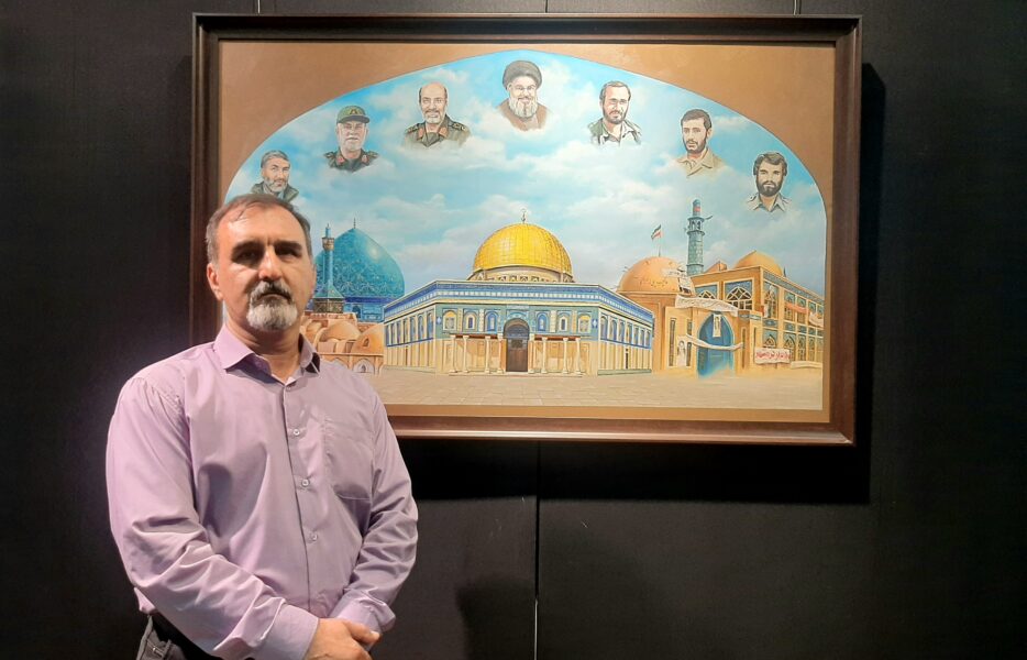 تابلوی مکتب مقاومت؛ تجلی فتح در نمایشگاه «نقطه»