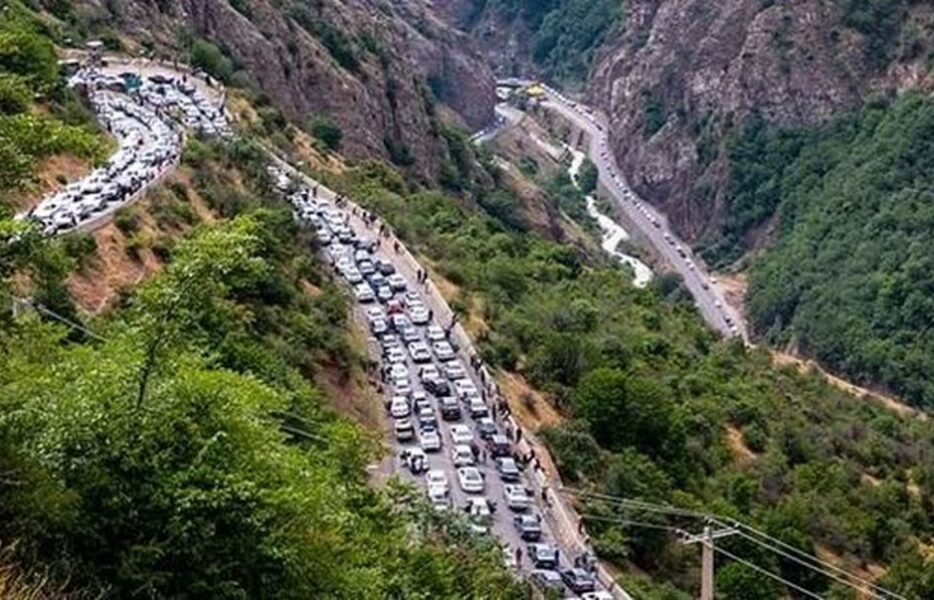 مسدودی جاده چالوس تا پایان اردیبهشت‌