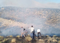 هشدار نسبت به خطر وقوع آتش‌سوزی در مراتع سمیرم