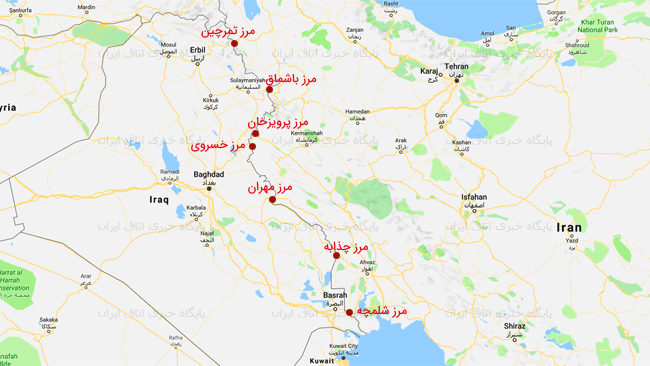 وضعیت مرزهای ایران در ۲۶ خرداد