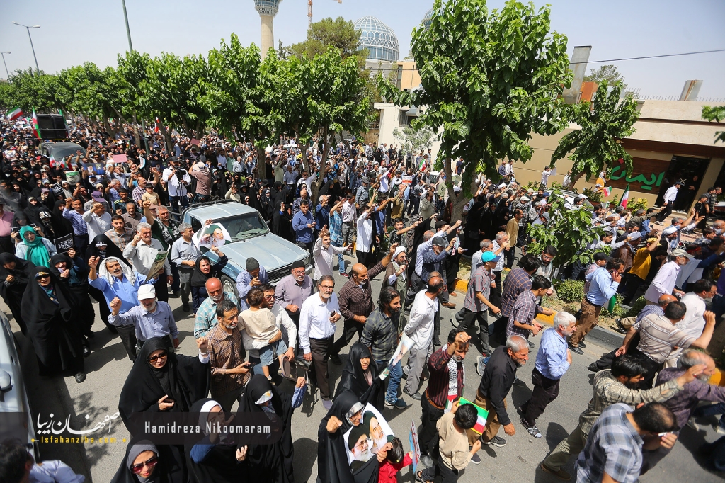 راهپیمایی جمعه خشم و نصر در اصفهان برگزار می‌شود - اصفهان زیبا