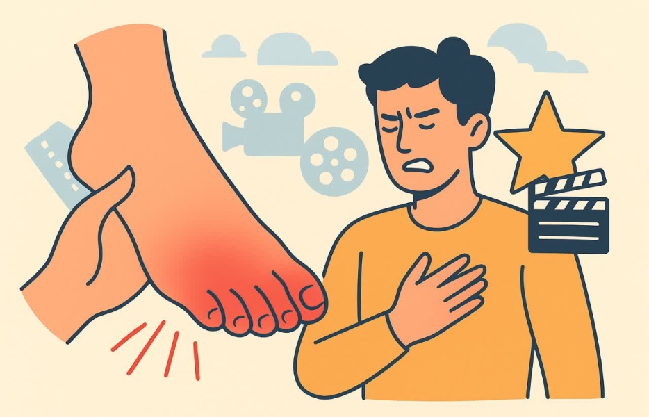 جایگاه بیماری نقرس در سینما