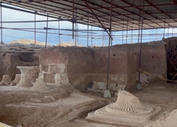 آغاز عملیات مرمت آتشکده تاریخی «ویگل» در آران و بیدگل