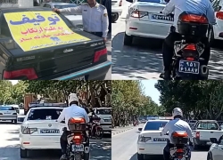 گشت ویژه پلیس راهور اصفهان خودروهای حادثه‌ساز را ساعتی توقیف می‌کند