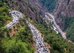 محدودیت‌ ترافیکی در محور کندوان آغاز شد