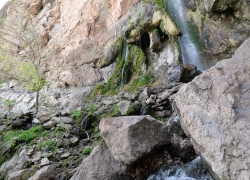 آبشار دائمی شاه‌لولاک چرمهین در باغبهادران کجاست؟