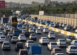 ترافیک سنگین در برخی آزادراه‌ها 