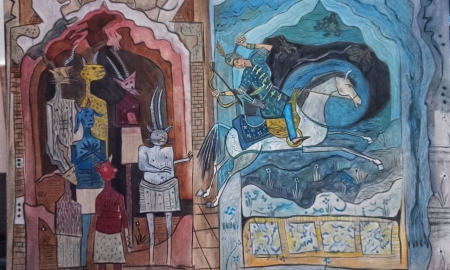 از کیلومترها فاصله آمدم تا آثارم را در اصفهان نمایش دهم