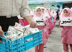 طرح توزیع شیر در تمامی مدارس ابتدایی کشور اجرا شد