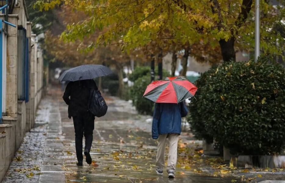 سامانه بارشی ۱۶ استان را در بر می‌گیرد