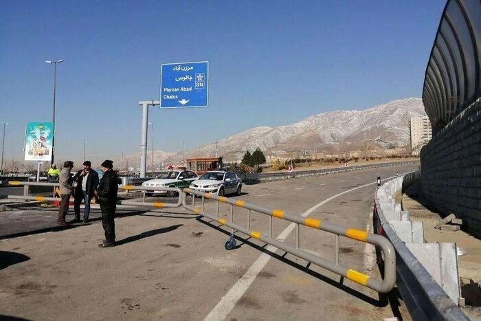 احتمال ریزش سنگ در جاده‌های کوهستانی مازندران