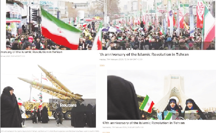 راه‌پیمایی ۲۲ بهمن ایران از نگاه جهان