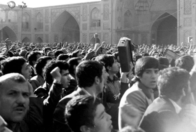 مراسم مسجدحکیم در 9 فروردین 1357- سخنرانی حجتالاسلام سید محمد احمدی فروشانی
