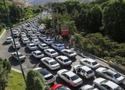 ترافیک سنگین در جاده‌های شمال