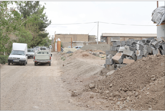 خیابانی پر از دست‌انداز