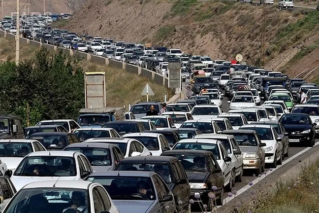 ترافیک سنگین در چالوس و ورودی‌های تهران