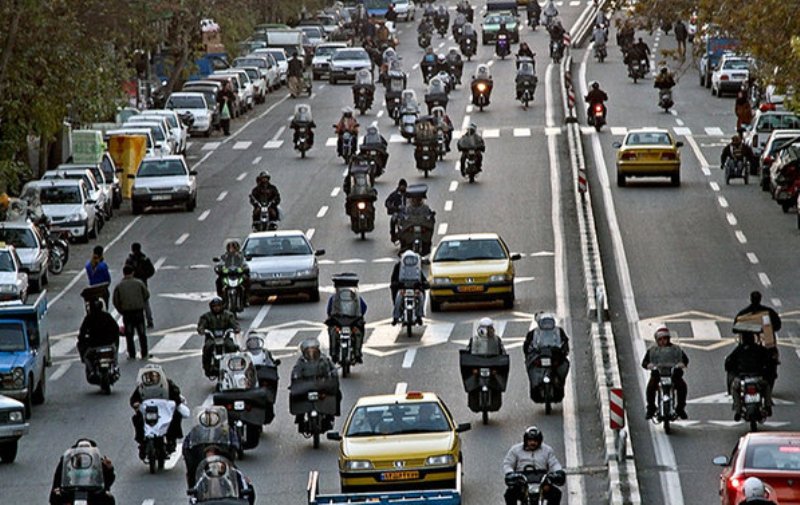 نظارت بر تخلفات موتورسواران با دوربین‌های هوشمند