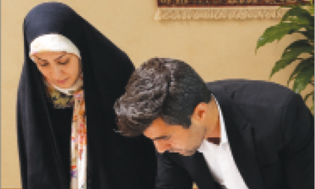 نگاه یک شهید بر بومِ زوج هنرمند!