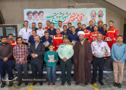 تجلیل از آتشنشانان ایستگاه 19 اصفهان